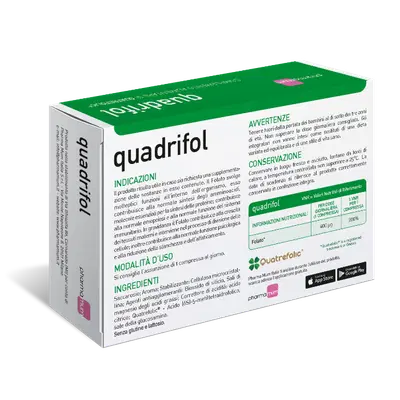QUADRIFOL 30 COMPRESSE OROSOLUBILI QUADRIFOL 30 COMPRESSE OROSOLUBILI