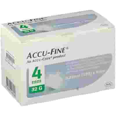 AGO PER PENNA DA INSULINA ACCU-FINE PEN NEEDLE GAUGE 32 4 MM 100 PEZZI