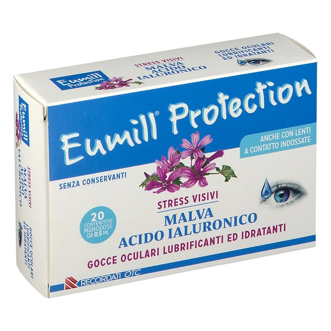 Eumill Protection Gocce Oculari 20 Flaconcini Monodose 0,5 Ml