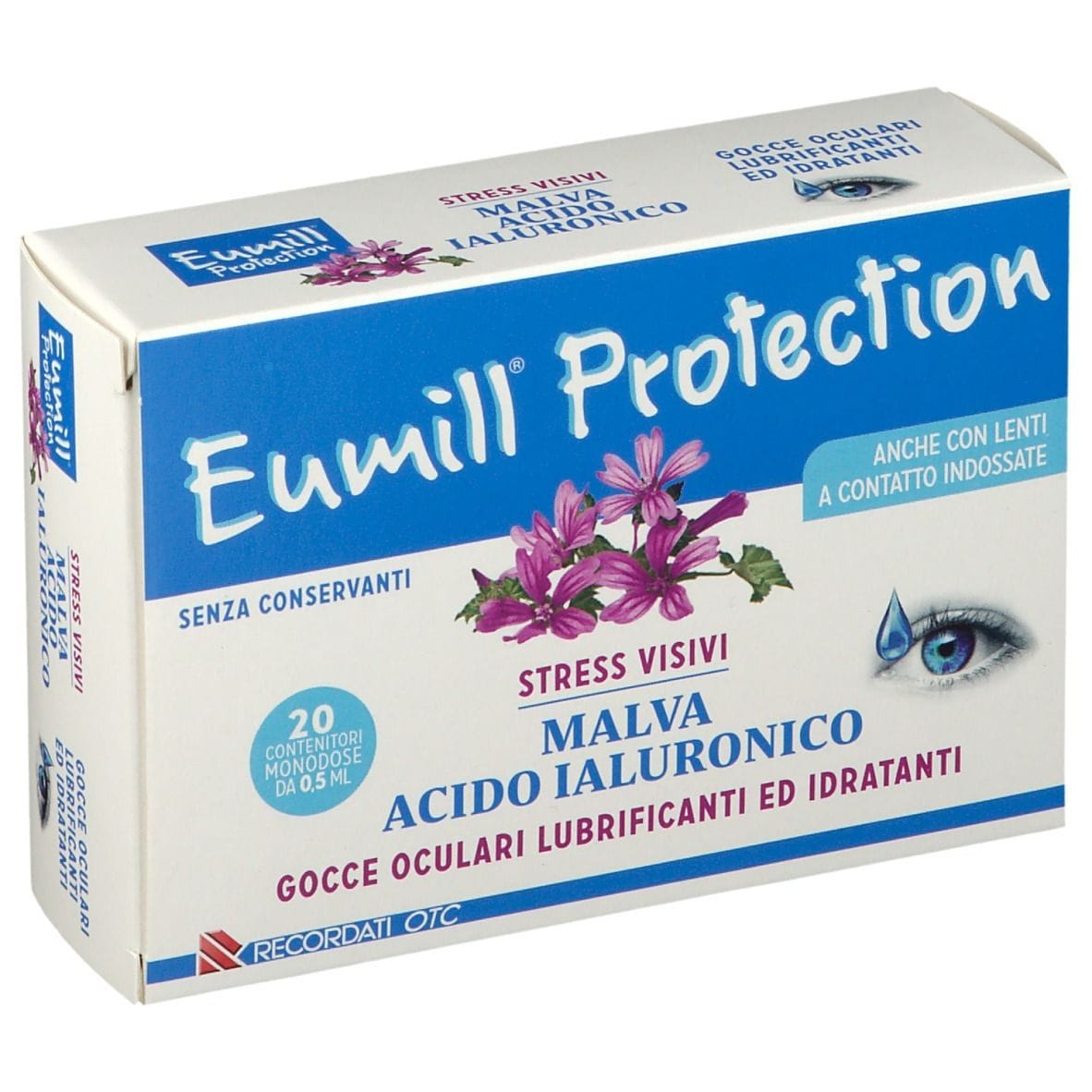 Eumill Protection Gocce Oculari 20 Flaconcini Monodose 0,5 Ml