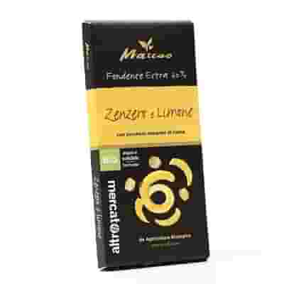 CIOCCOLATO FONDENTE ZENZERO E LIMONE 100 G