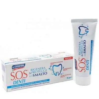 SOS DENTI DENTIFRICIO RIGENERA SMALTO 75 ML SOS DENTI DENTIFRICIO RIGENERA SMALTO 75 ML