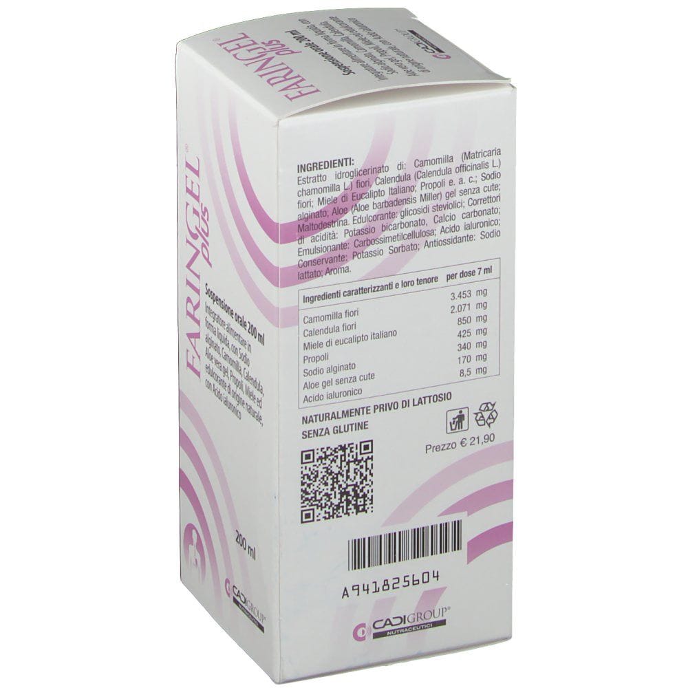 FARINGEL PLUS 200 ML CON ACIDO IALURONICO