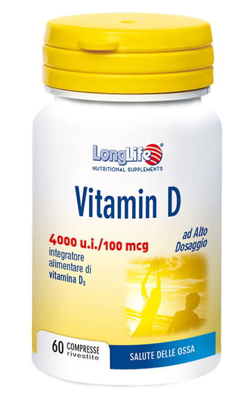 LONGLIFE VITAMIN D 4000UI 60 COMPRESSE DIVISIBILI