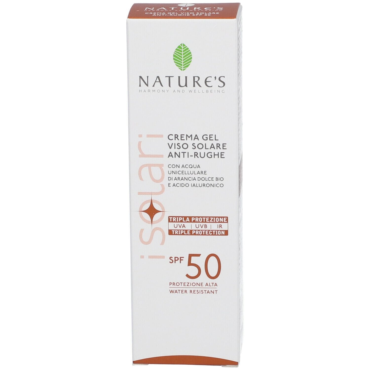NATURE'S I SOLARI CREMA GEL VISO ANTIRUGHE SPF50 50 ML