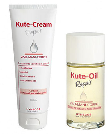 Combinata Kute Oil Repair 60 Ml + Kute Cream Repair 100 Ml