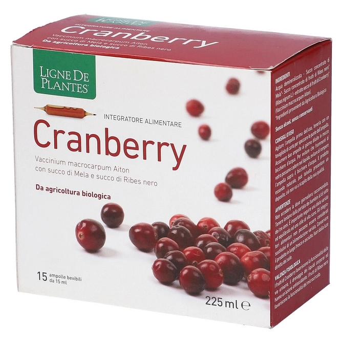 Cranberry Biologico 15 Ampolle Bevibili Da 15 Ml