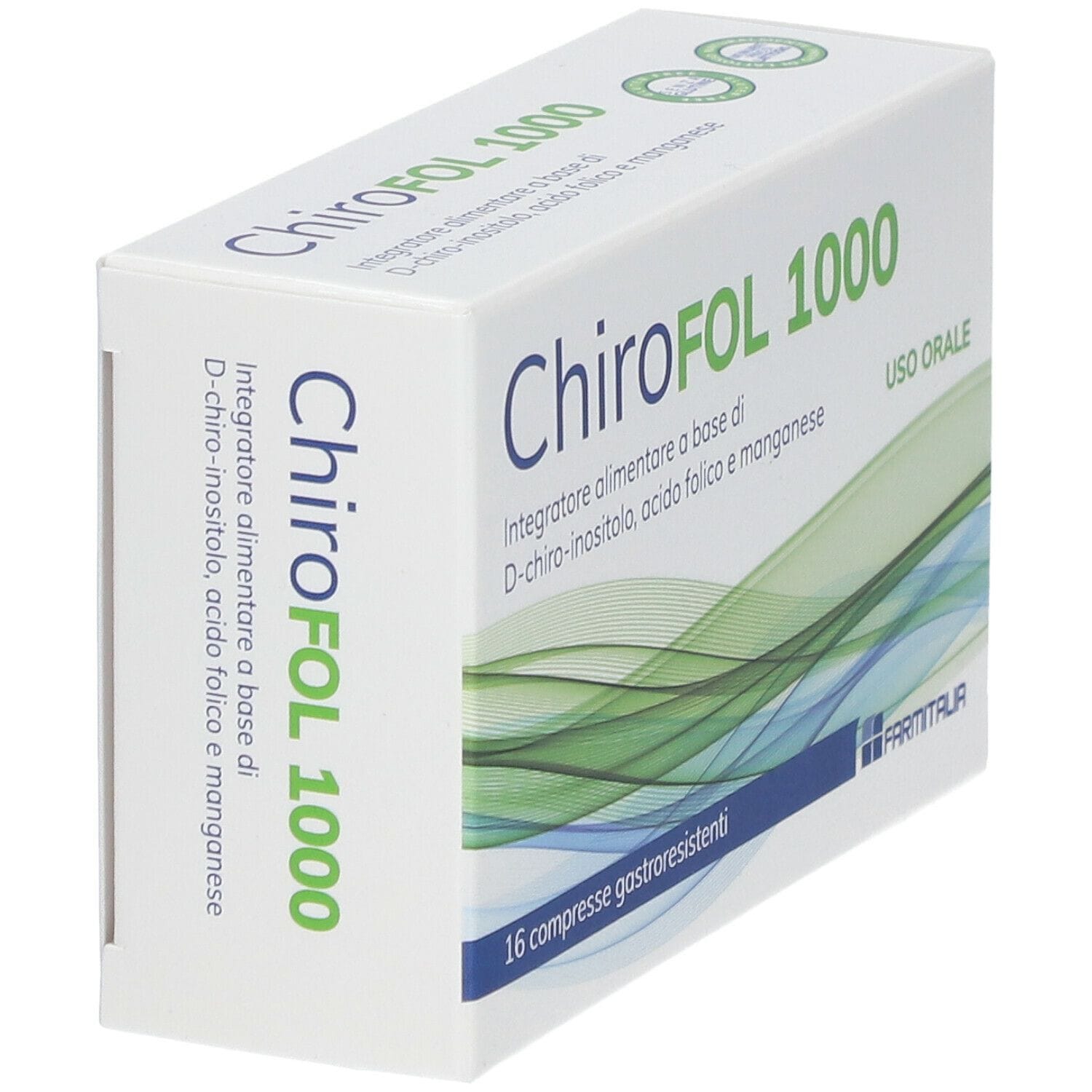 CHIROFOL 1000 16 COMPRESSE GASTRORESISTENTI