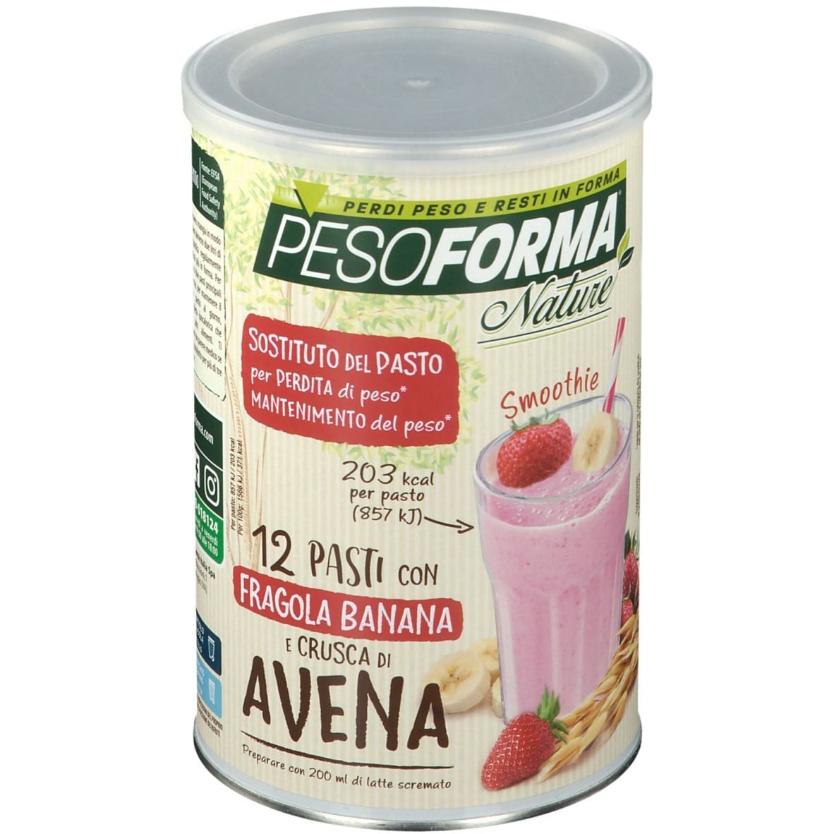 PESOFORMA NATURE SMOOTHIE FRAGOLA BANANA POLVERE 420 G