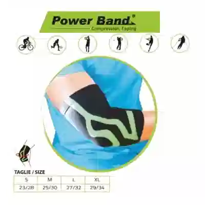 ORIONE GOMITIERA CON TAPING INTEGRATO POWER BAND NERO XL