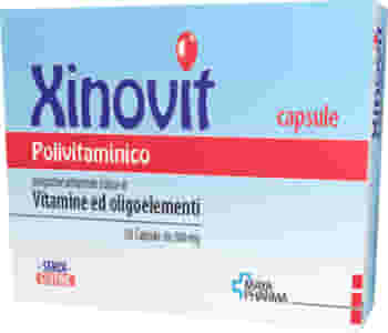 XINOVIT POLIVITAMINICO 30 CAPSULE DA 500 MG SENZA GLUTINE NATURALMENTE PRIVO DI LATTOSIO