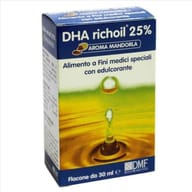 DHA RICHOIL SCIROPPO AL 25% DI DHA DI ORIGINE ALGALE GUSTO MANDORLA 30 ML