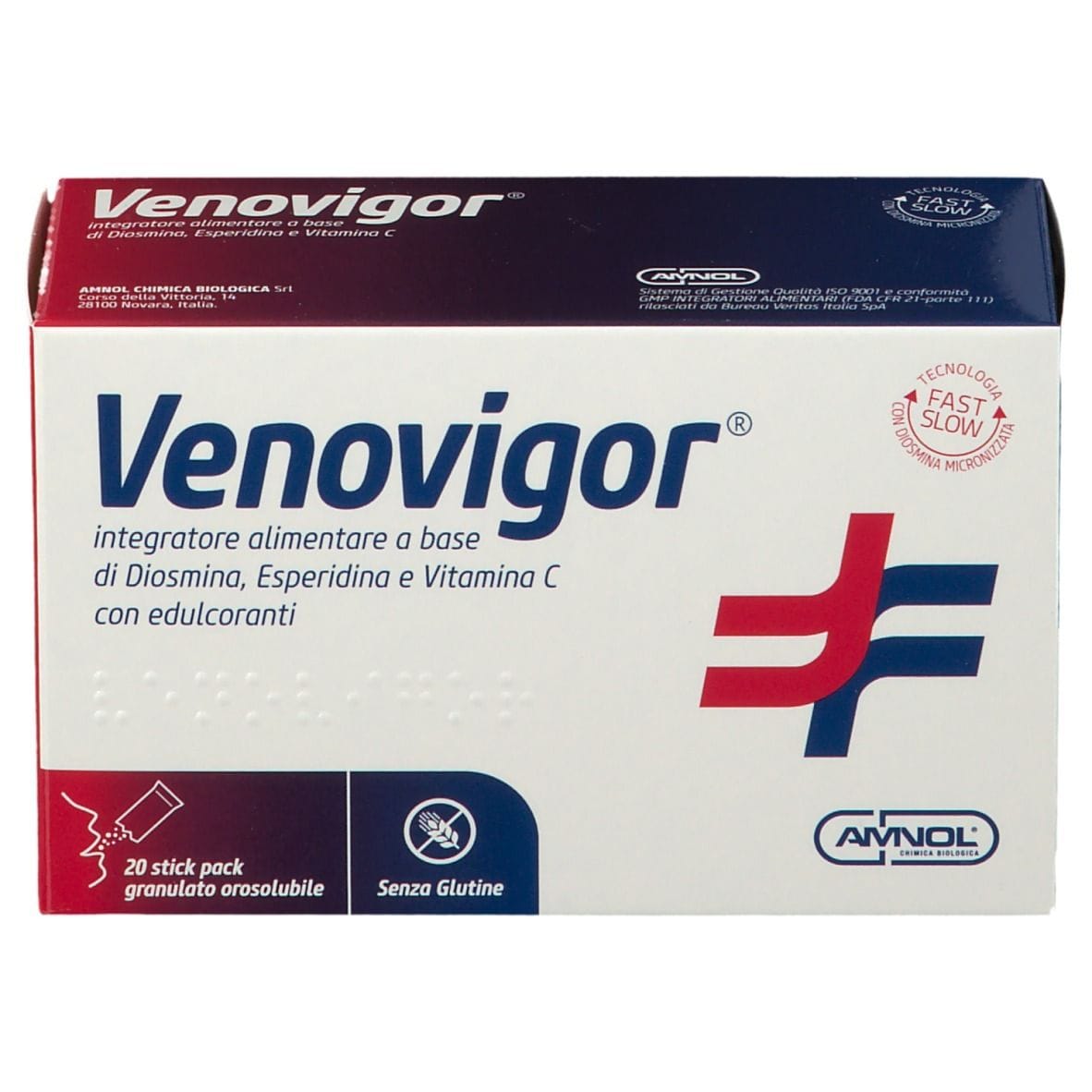VENOVIGOR 20 STICK PACK GRANULATO OROSOLUBILE CON EDULCORANTE