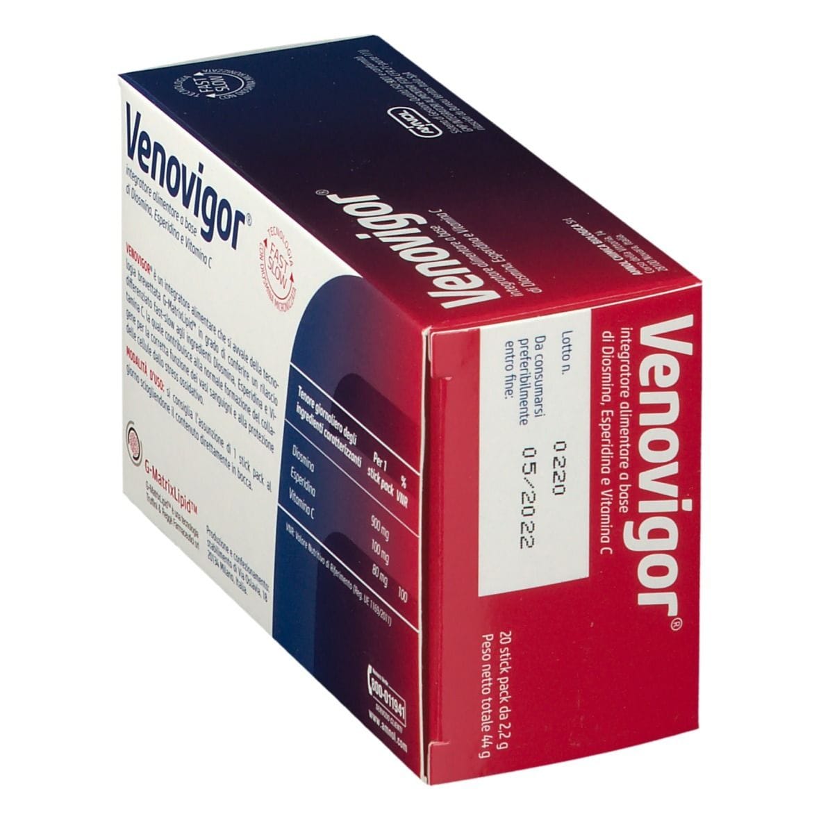 VENOVIGOR 20 STICK PACK GRANULATO OROSOLUBILE CON EDULCORANTE