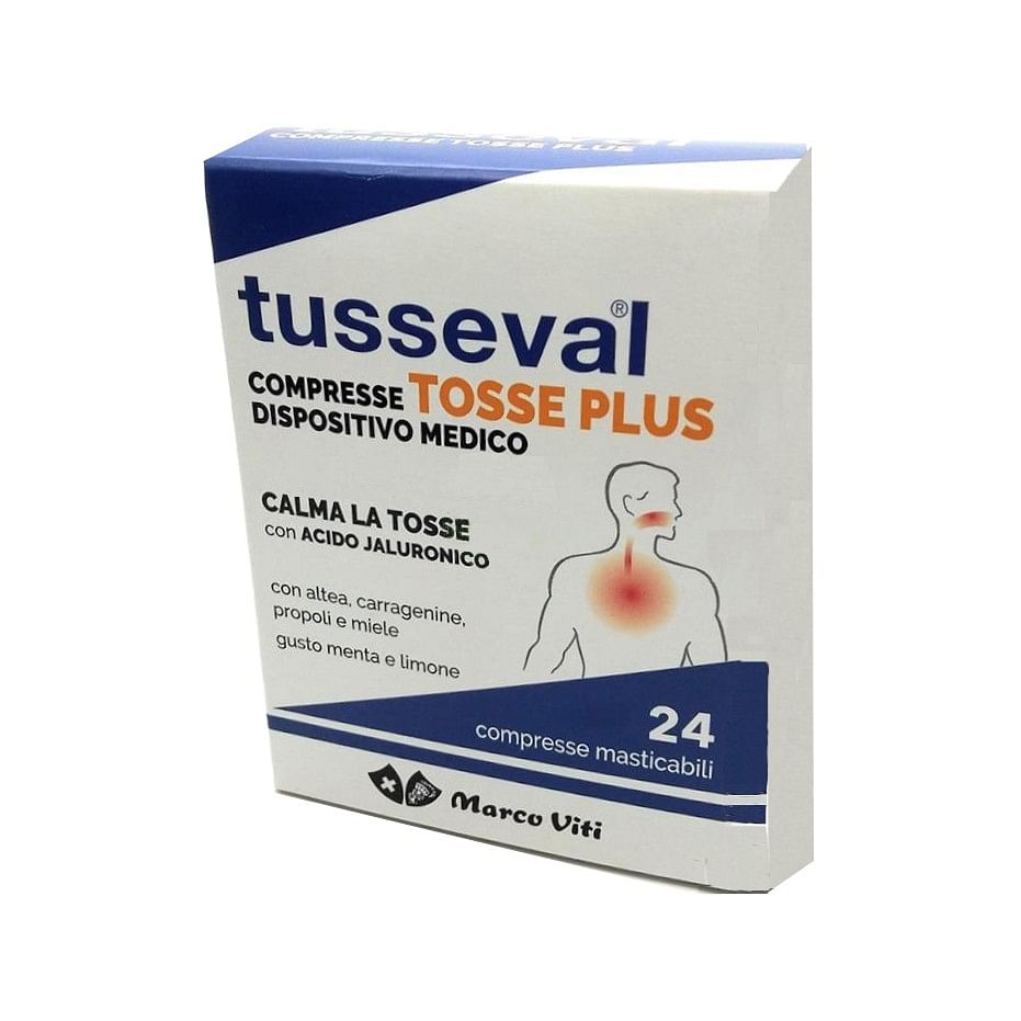 Tusseval Tosse Plus Che Calma La Tosse 24 Compresse