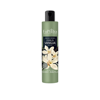 EUPHIDRA BAGNOCREMA NUTR VANIGLIA BAGNO CREMA IN FLACONE CON ETICHETTA