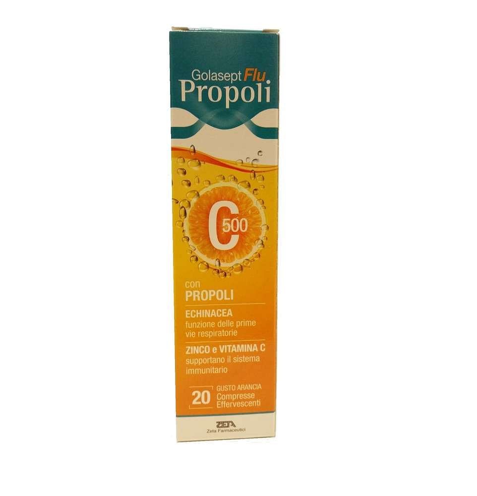 Golaseptflu C500 Propoli 20 Compresse