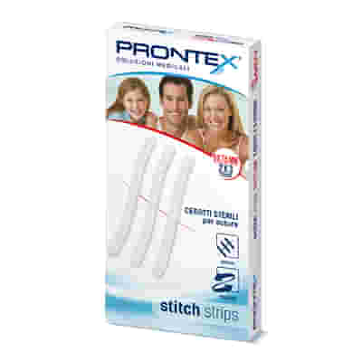 PRONTEX STITCH STRIPS 6X75 MM 6 PEZZI