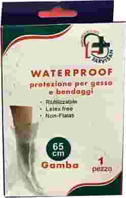 WATERPROOF PROTEZIONE PER GESSO E BENDAGGI PER GAMBA 65 CM RIUTILIZZABILE