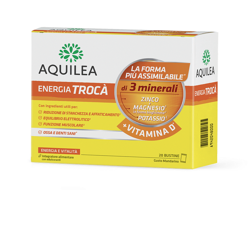 Aquilea Energia Troca'+Vit D 20 Bustine