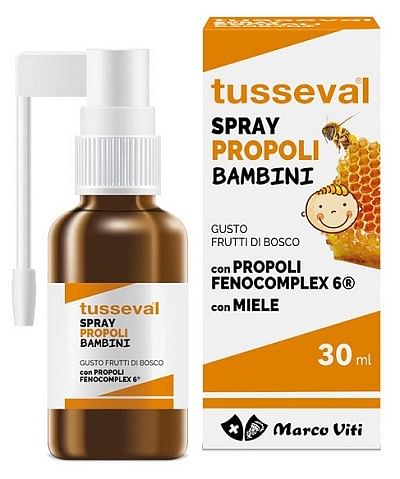 Tusseval Gola Propoli Spray Per Bambini 30 Ml