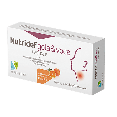 NUTRIDEF GOLA & VOCE MIELE E LIMONE 20 PASTIGLIE