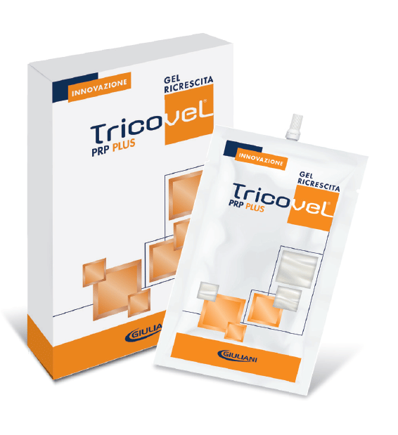 TRICOVEL PRP PLUS GEL RICRESCITA CAPELLI 3 PEZZI DA 15 ML