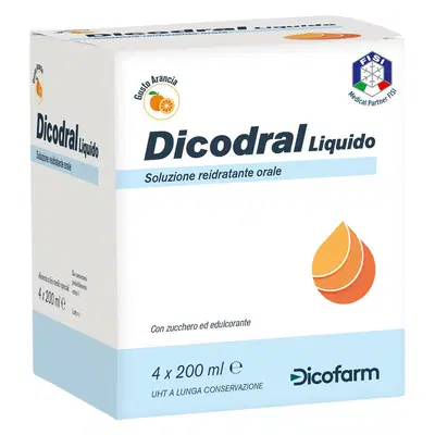 DICODRAL LIQUIDO SOLUZIONE REIDRATANTE ORALE 4 X 200 ML DICODRAL LIQUIDO SOLUZIONE REIDRATANTE ORALE 4 X 200 ML
