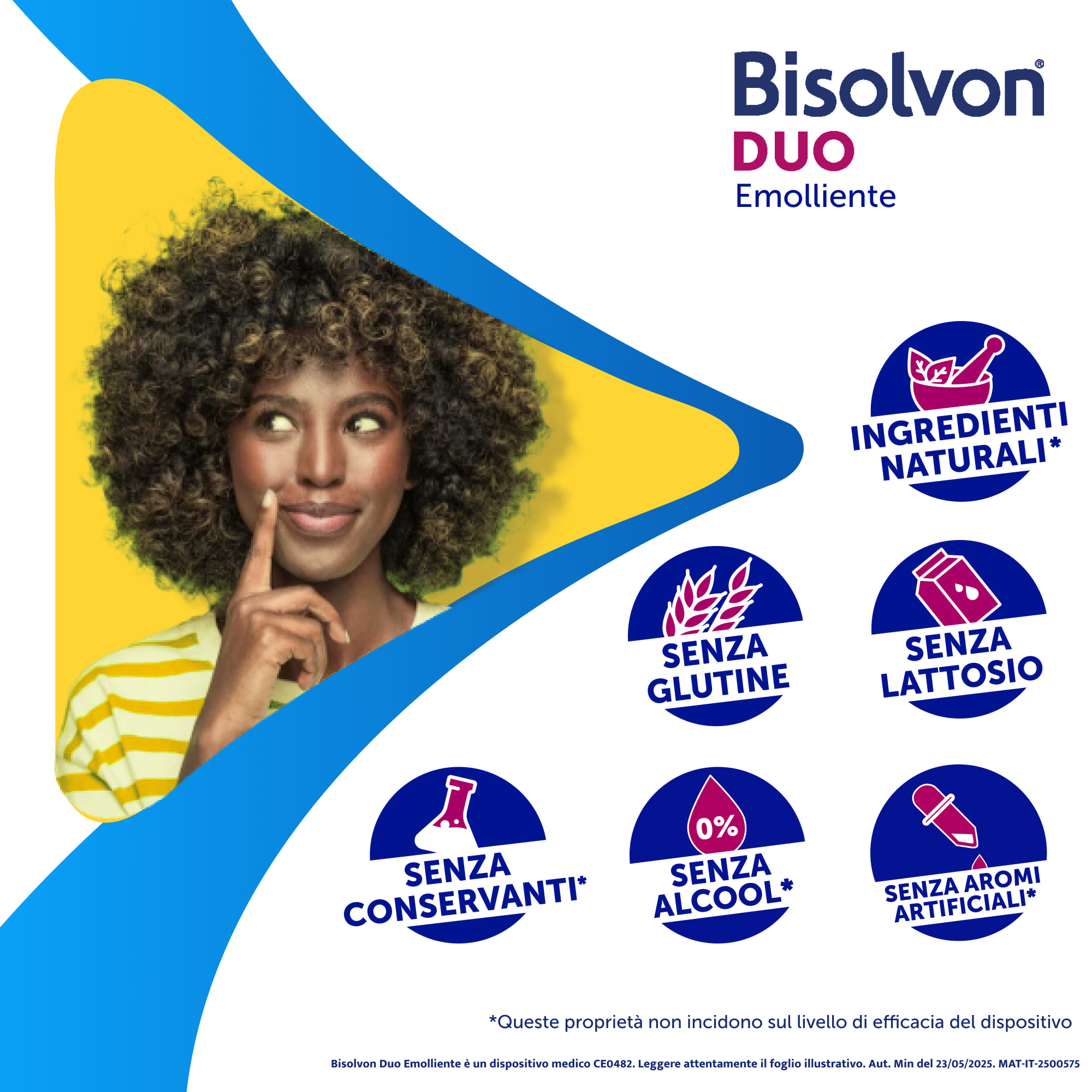 Bisolvon Duo Emolliente Sciroppo Contro Tosse e Gola Irritata, Adulti e Bambini 2+ (100 ml) 