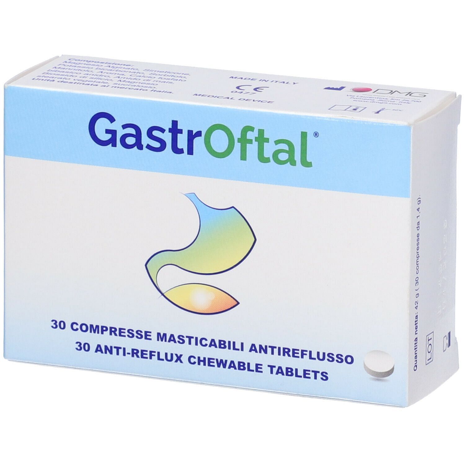 Gastroftal 30 Compresse Masticabili Antireflusso