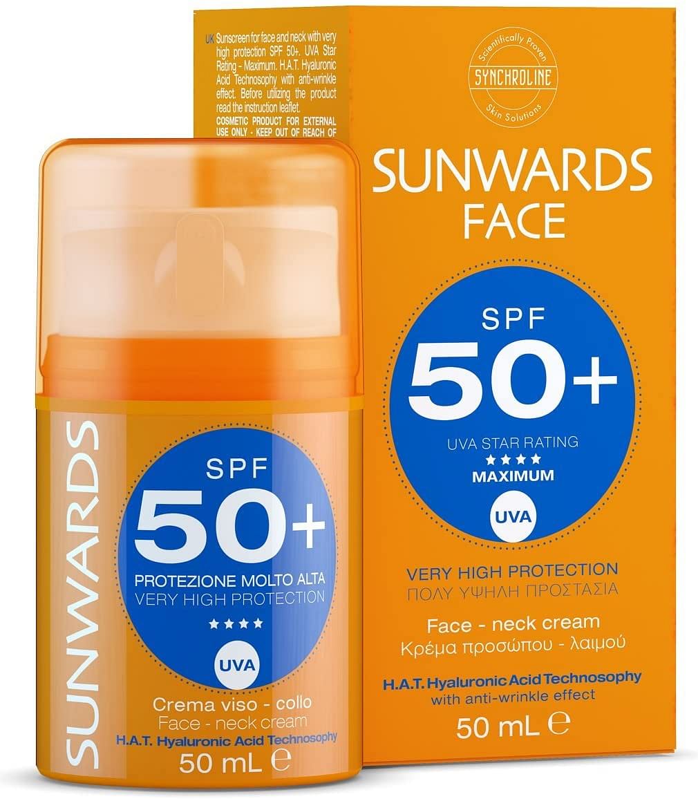 Sunwards Face Cream Spf 50+ 50 Ml