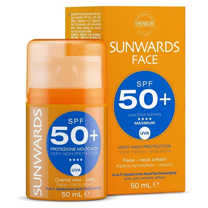 Sunwards Face Cream Spf 50+ 50 Ml