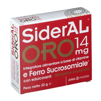 SIDERAL ORO 14 MG 20 BUSTINE SIDERAL ORO 14 MG 20 BUSTINE