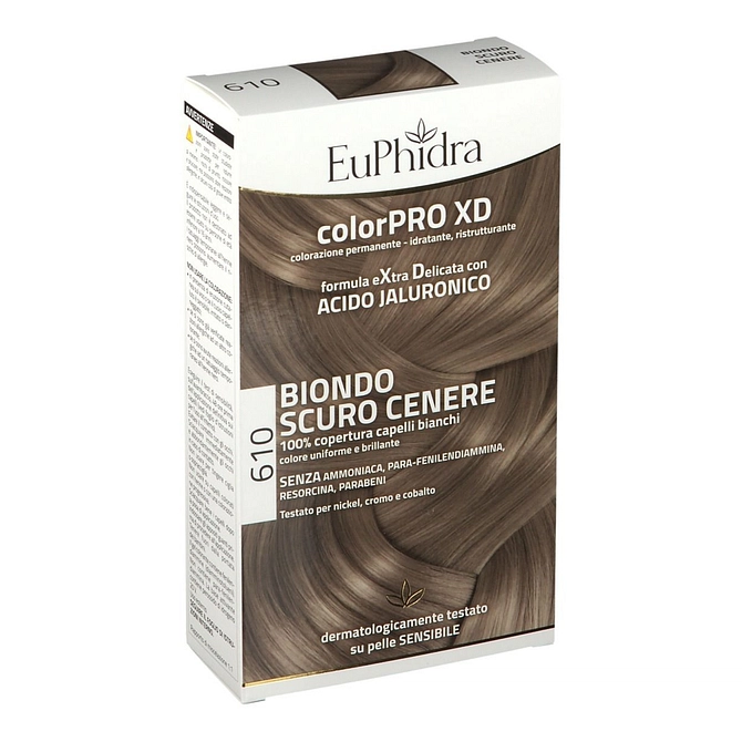 Euphidra Colorpro Xd610 Biondo Scuro Cenere 50 Ml