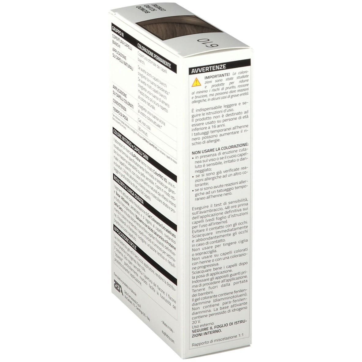 EUPHIDRA COLORPRO XD610 BIONDO SCURO 50 ML