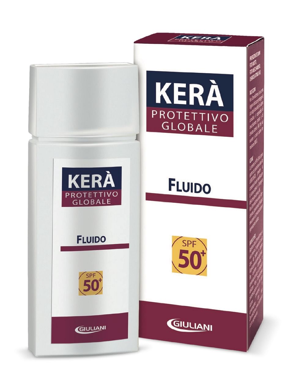 Kera' Sole Fluido Protettivo Globale Spf 50+ 50 Ml