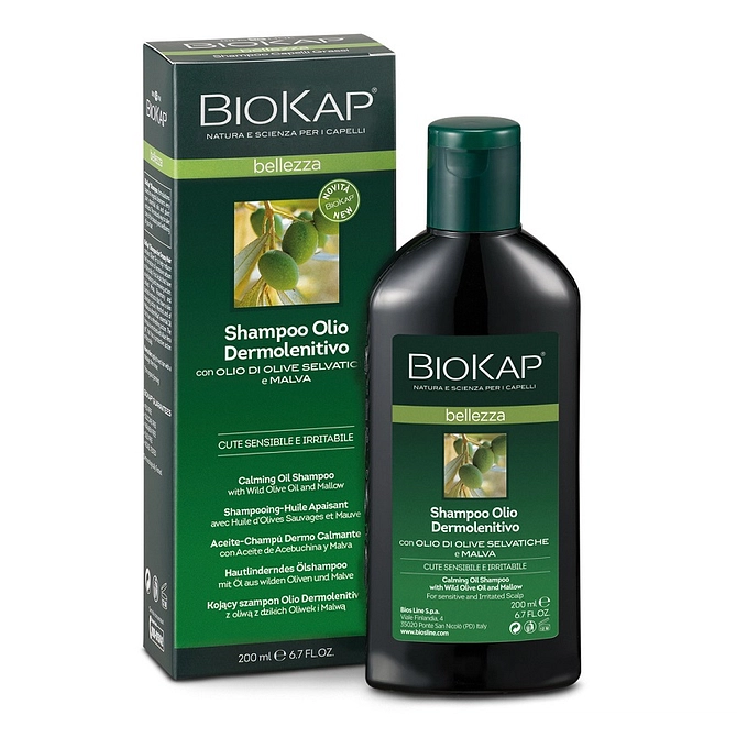 Biokap Bellezza Shampoo Olio Dermolenitivo 200 Ml Biosline