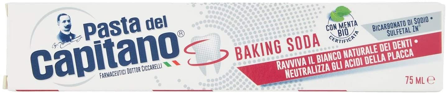 Pasta Del Capitano Dentifricio Baking Soda 75 Ml