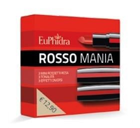 Euphidra Rosso Mania 3 Mini Rossetti Tono Rosso