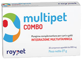 Multipet Combo Integratore Vitaminico Per Cani E Gatti 30 Compresse