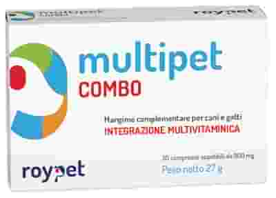 MULTIPET COMBO INTEGRATORE VITAMINICO PER CANI E GATTI 30 COMPRESSE