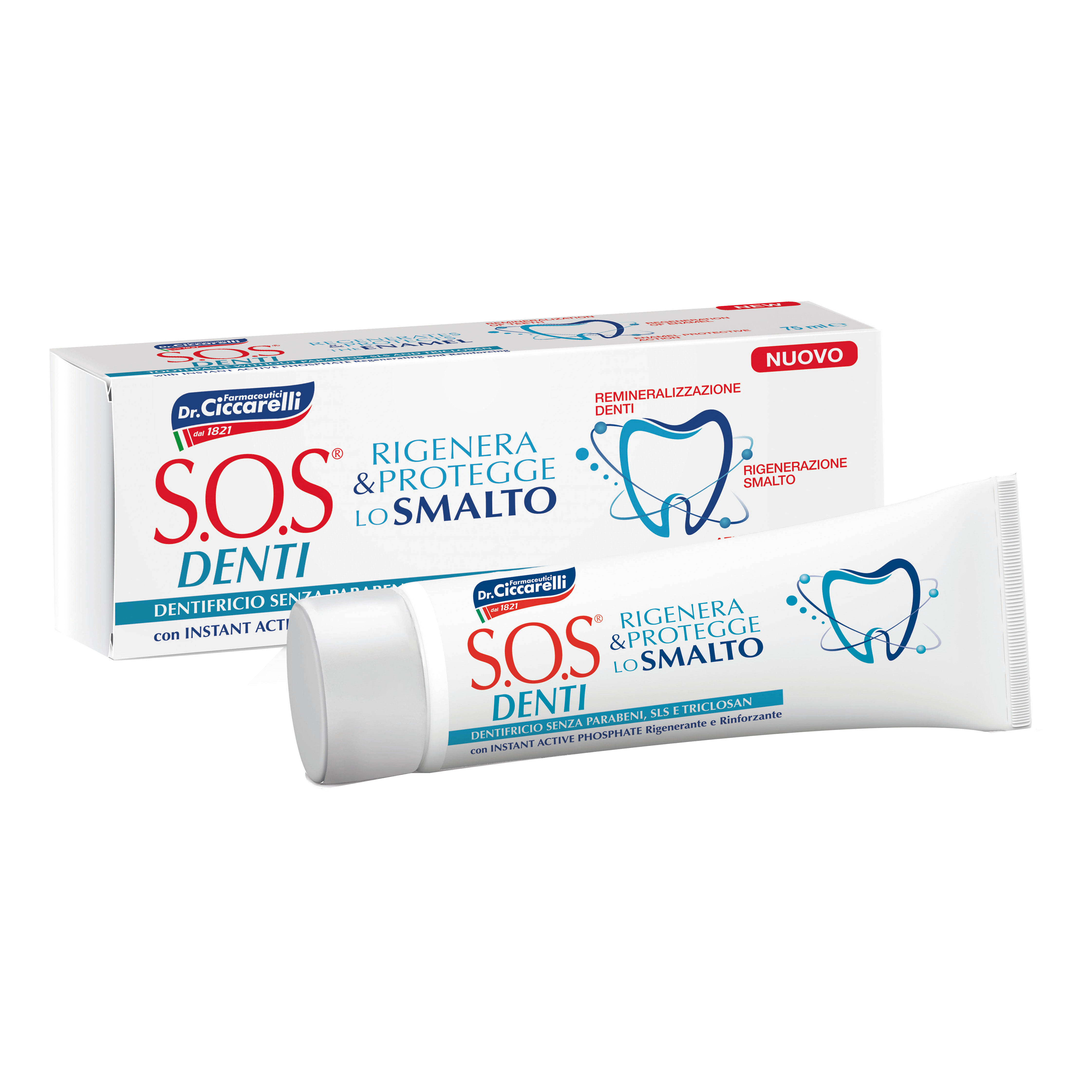 Dr Ciccarelli Sos Denti Sensibili Dentifricio 75 Ml