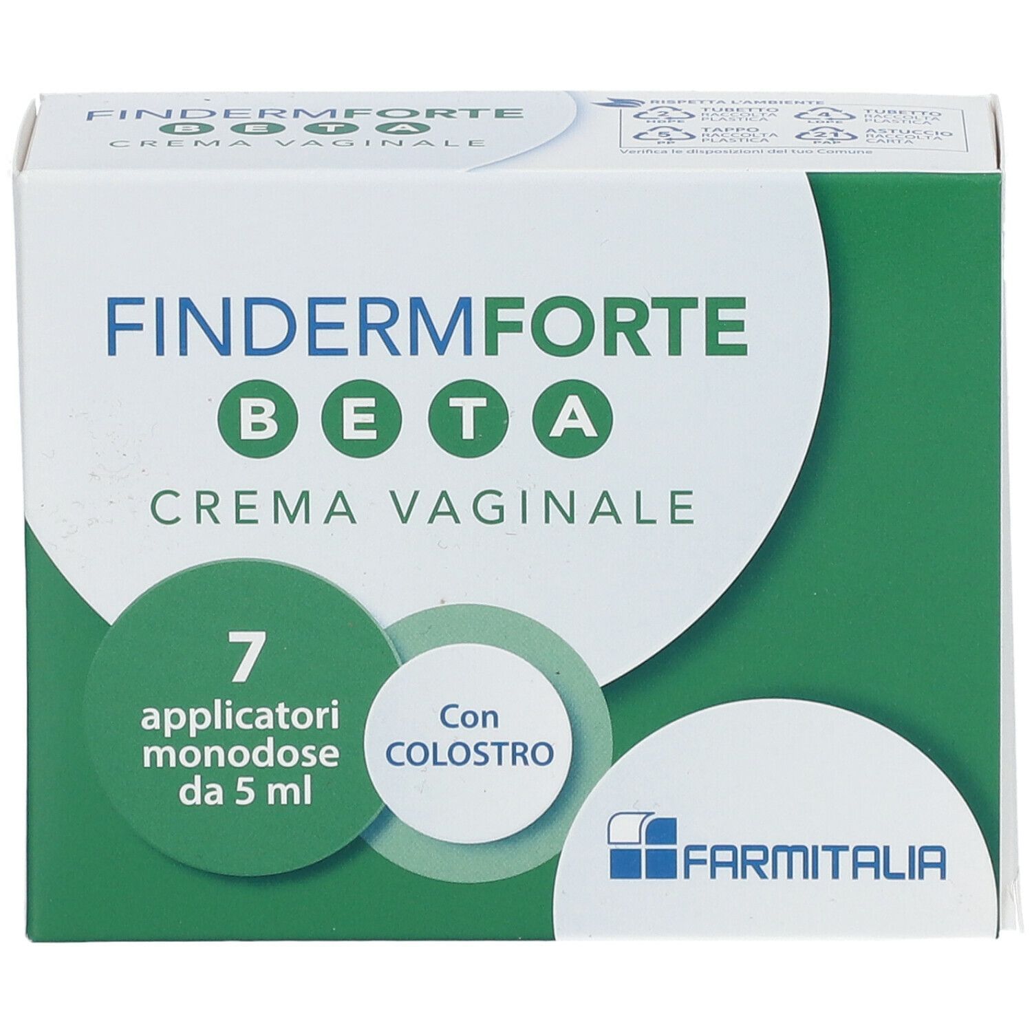 FINDERM FORTE BETA CREMA VAGINALE 7 APPLICATORI MONOUSO 5 G