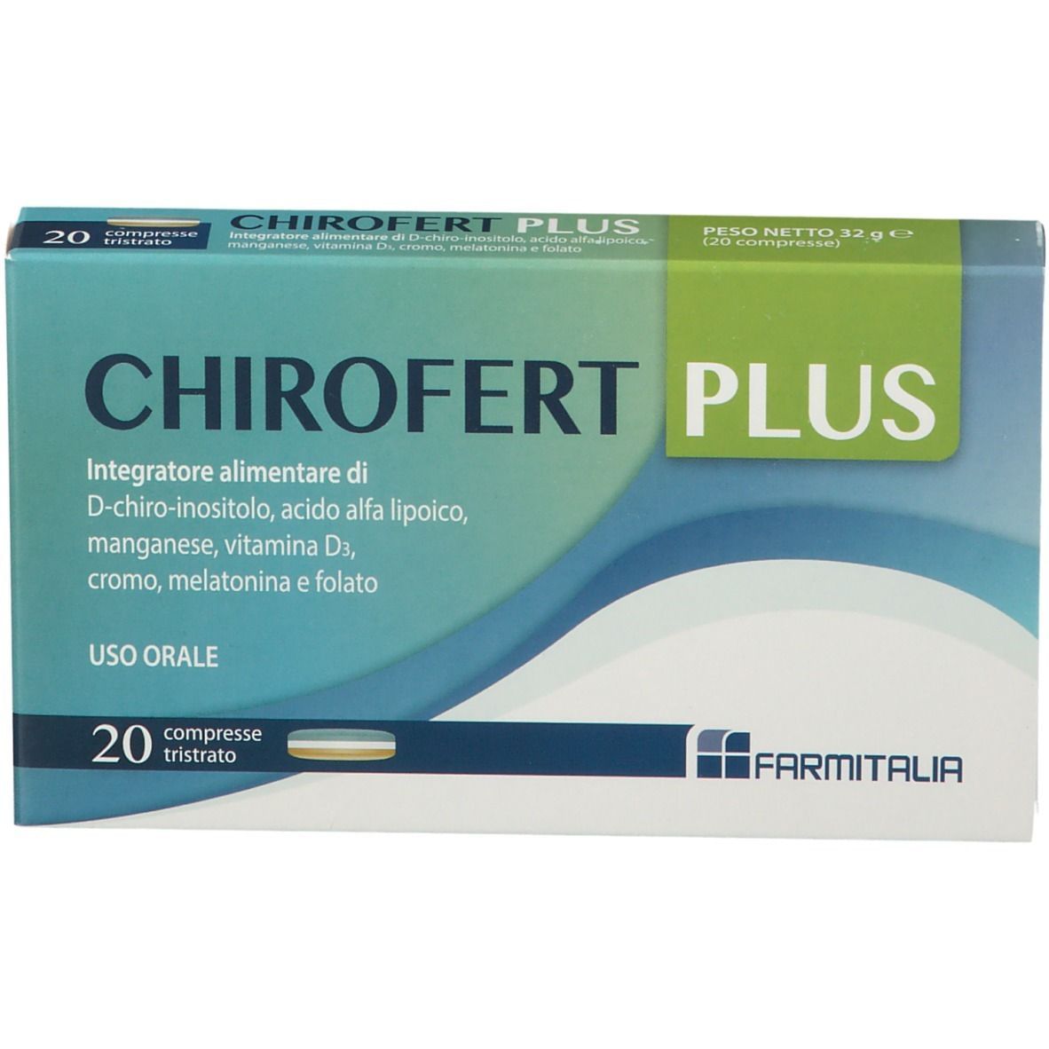 CHIROFERT PLUS 20 COMPRESSE TRISTRATO