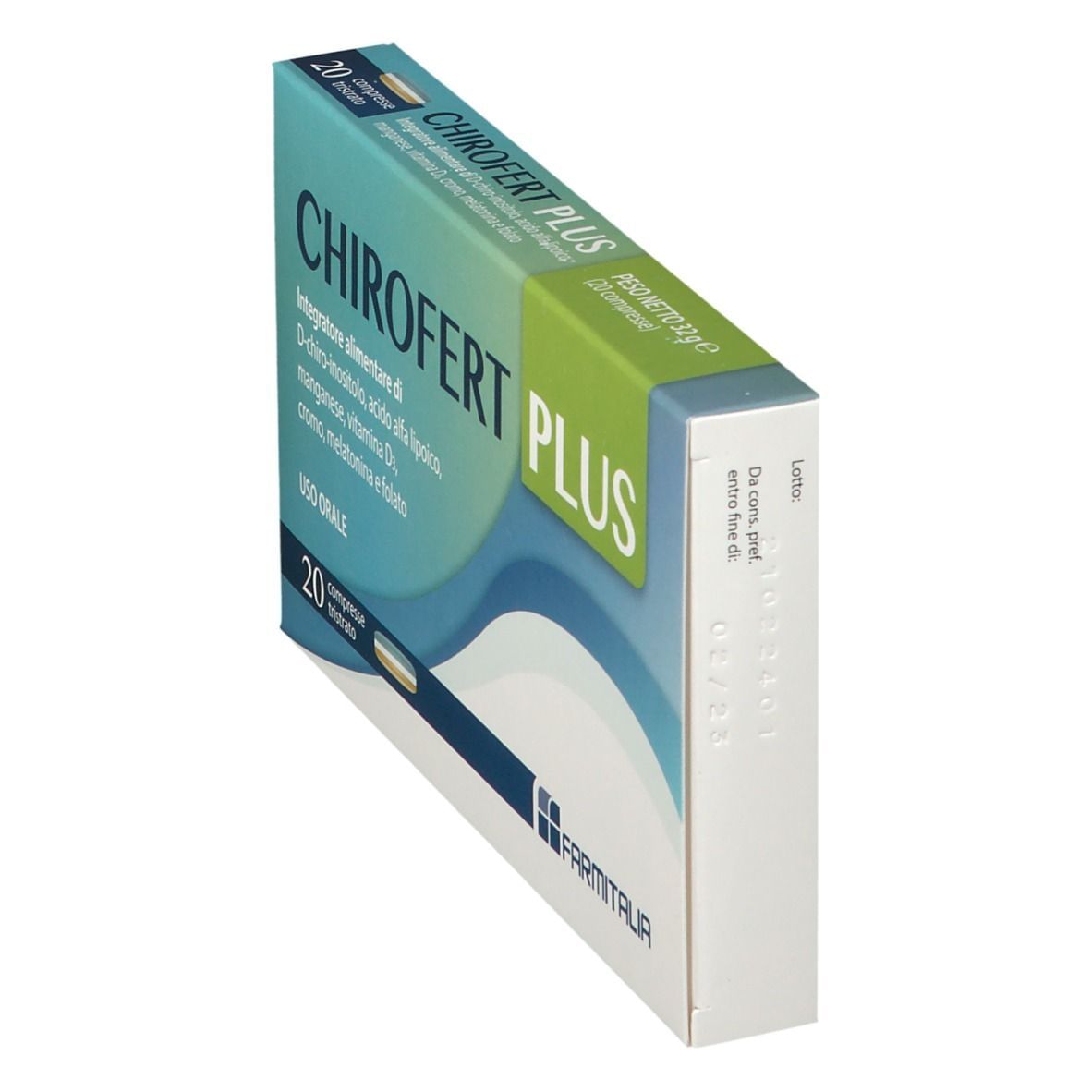 CHIROFERT PLUS 20 COMPRESSE TRISTRATO