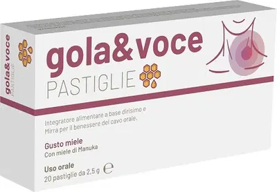 GOLA&VOCE PASTIGLIE MIELE 50 G GOLA&VOCE PASTIGLIE MIELE 50 G