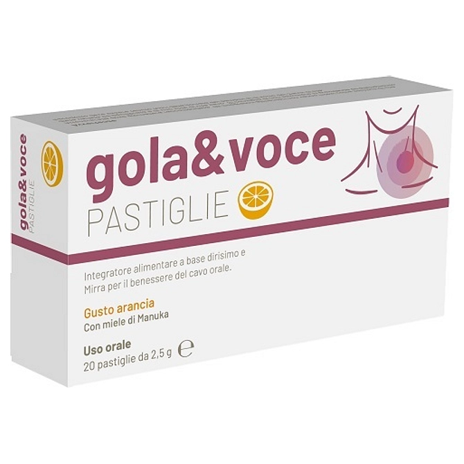 Gola&Voce Pastiglie Arancia 50 G