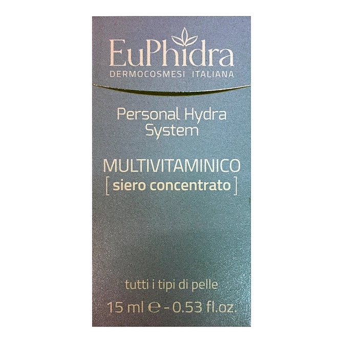 Euphidra Personal Hydra System Multivit Siero Concentrato 15 Ml