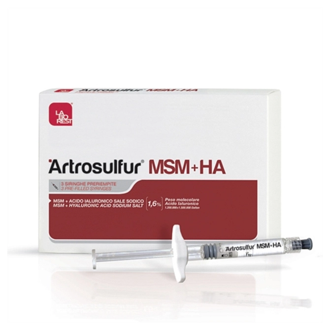 Artrosulfur Msm+Ha 3 Siringhe Preriempite