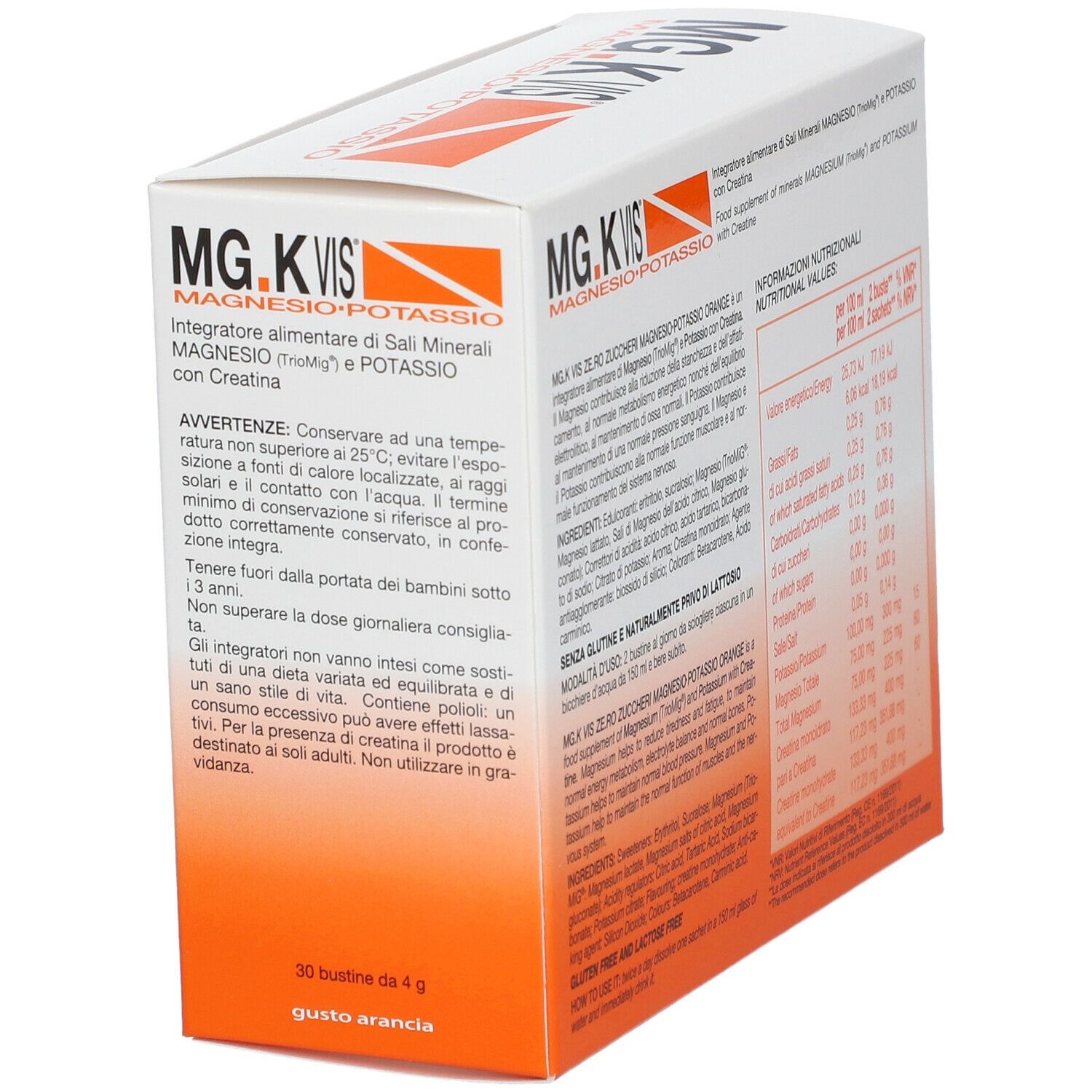 MGK VIS ORANGE ZERO ZUCCHERI 30 BUSTINE